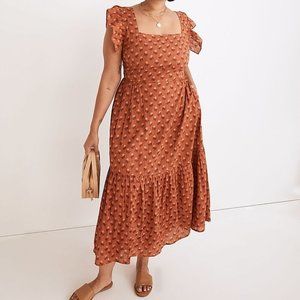 NWT Ruffle-Strap Floral Midi Dress — Madewell